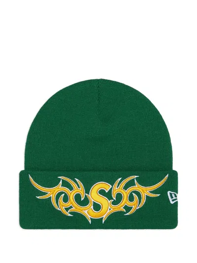 Supreme X New Era S Beanie Hat In Green