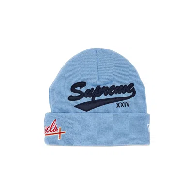 Pre-owned Supreme X New Era Salvation Beanie 'light Blue'