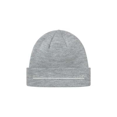 Pre-owned Supreme X New Era Shop Beanie - New York 'heather Grey'