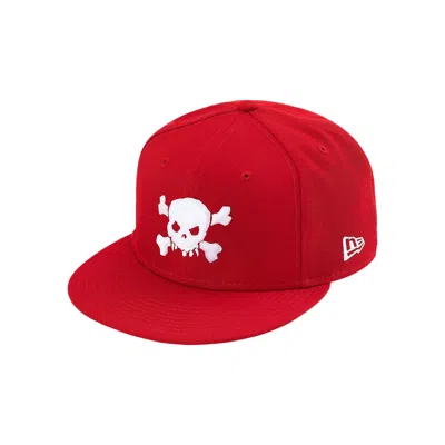 Pre-owned Supreme X New Era Skull Hat 'red' | Men's Size 7.75