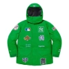 Supreme X New York Yankees Gore-tex 700-fill Down Jacket 'green White' In Green