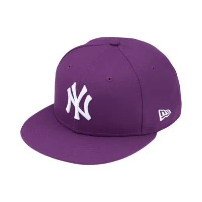 Pre-owned Supreme X New York Yankees New Era 'purple' | Men's Size 7.625