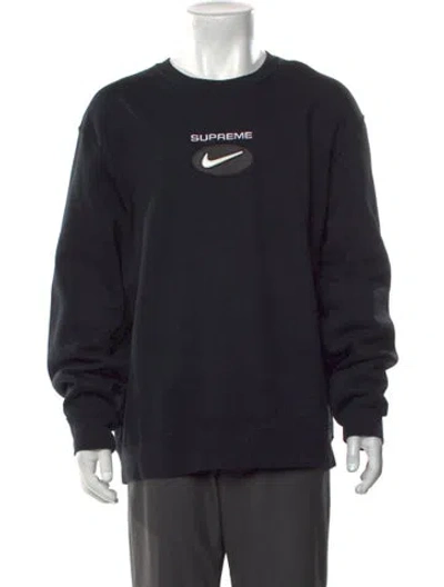 Pre-owned Supreme X Nike 2020 Jewel Sweatshirt In Black
