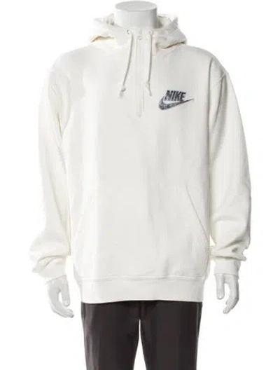Pre-owned Supreme X Nike 2021 Half Zip Hoodie W/ Tags In White