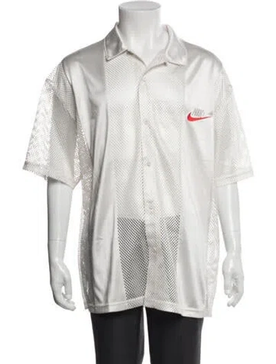 Pre-owned Supreme X Nike 2024 Graphic Print Shirt W/ Tags In White