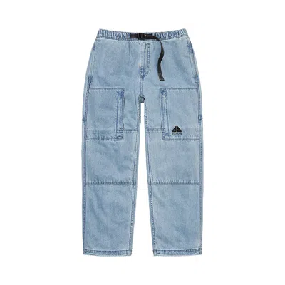 Pre-owned Supreme X Nike Acg Belted Denim Pant 'washed Blue'