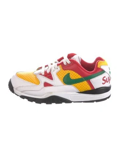 Pre-owned Supreme X Nike Air Cross Trainer 3 Low 'white University Gold' Sneakers