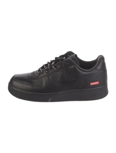 Pre-owned Supreme X Nike Air Force 1 Sneakers In Black