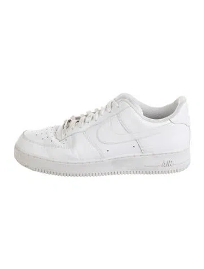 Pre-owned Supreme X Nike Air Force 1 Sneakers In White