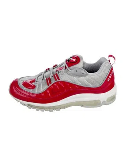 Pre-owned Supreme X Nike Air Max 98 'red' Sneakers
