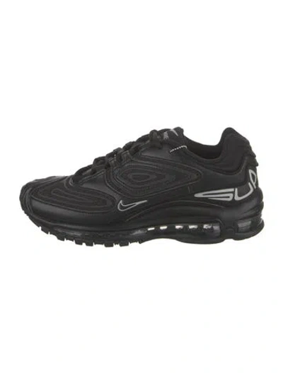 Pre-owned Supreme X Nike Air Max 98 Tl Supreme Black Athletic Sneakers In Black/silver