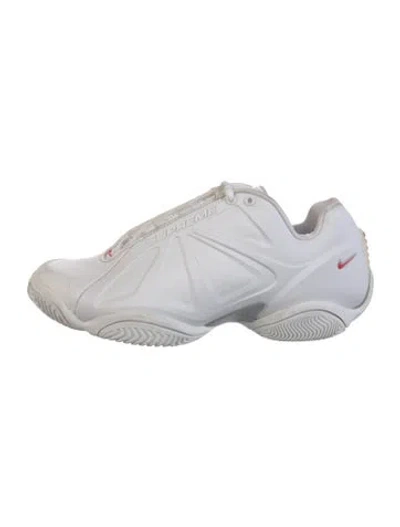 Pre-owned Supreme X Nike Air Zoom Courtposite Sneakers In White