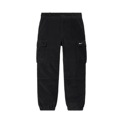 Pre-owned Supreme X Nike Arc Corduroy Cargo Pant 'black'