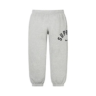 Pre-owned Supreme X Nike Arc Sweatpant 'heather Grey'