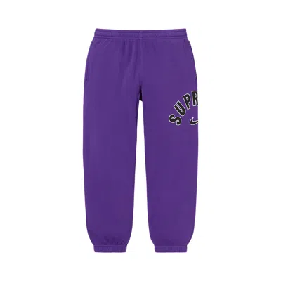 Pre-owned Supreme X Nike Arc Sweatpant 'purple'