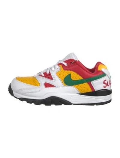 Pre-owned Supreme X Nike Cross Trainer Low Athletic Sneakers In White