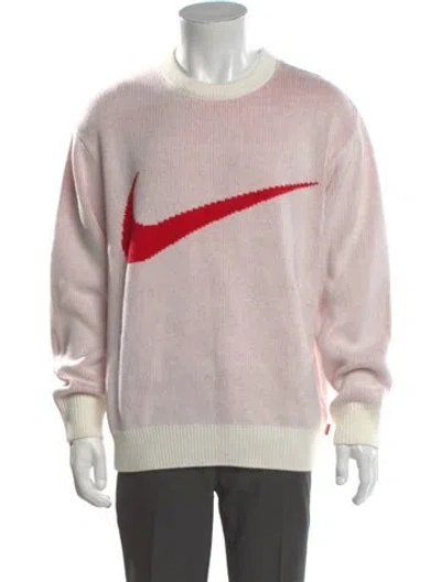 Pre-owned Supreme X Nike Graphic Print Crew Neck Pullover In Multi