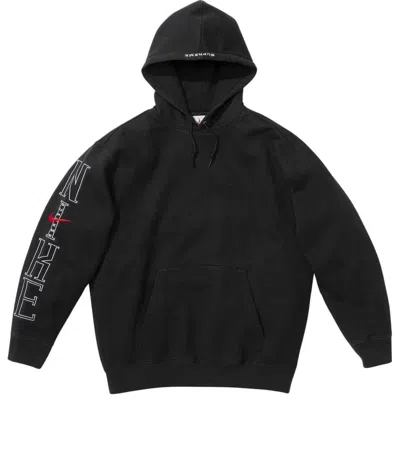 Supreme X Nike Hooded Sweatshirt 'black'