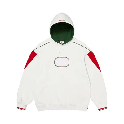 Pre-owned Supreme X Nike Hooded Sweatshirt 'white' | Men's Size M