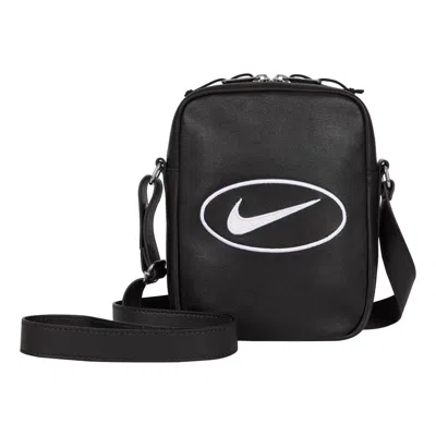 Supreme X Nike Leather Shoulder Bag Ss25 'black'