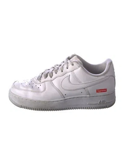 Pre-owned Supreme X Nike Leather Sneakers In Multi