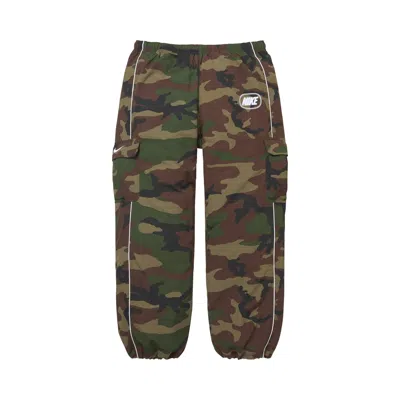 Pre-owned Supreme X Nike Nylon Cargo Pant 'woodland Camo' | Green | Men's Size S
