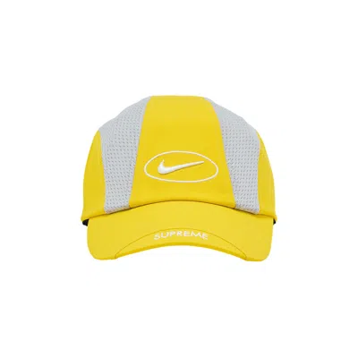 Pre-owned Supreme X Nike Running Hat 'yellow' | Men's Size Onesize