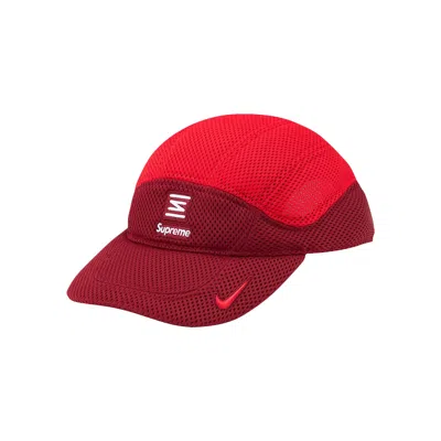 Pre-owned Supreme X Nike Shox Running Hat 'red'