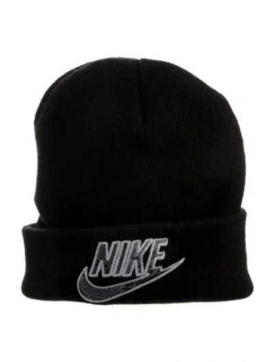 Pre-owned Supreme X Nike Snakeskin Beanie Ss2021 In Black