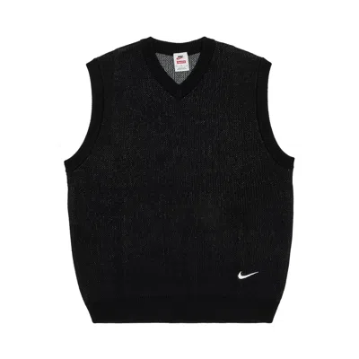 Pre-owned Supreme X Nike Sweater Vest 'black' | Men's Size L