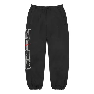 Supreme X Nike Sweatpants 'black White'