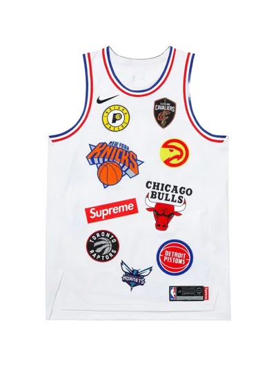 Supreme X Nike/nba Teams Jersey In White
