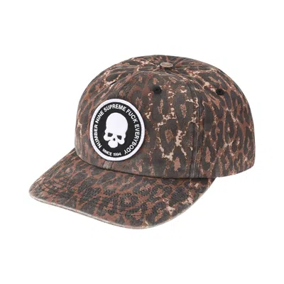 Pre-owned Supreme X Number (n)ine 6-panel 'leopard' | Yellow | Men's Size Onesize