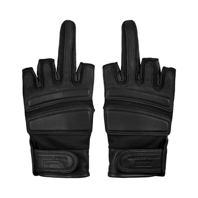 Pre-owned Supreme X Number (n)ine Leather Gloves 'black' | Men's Size M