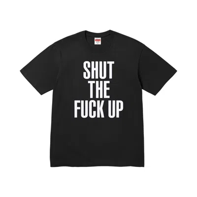 Pre-owned Supreme X Number (n)ine Shut Up Tee 'black' | Men's Size Xl