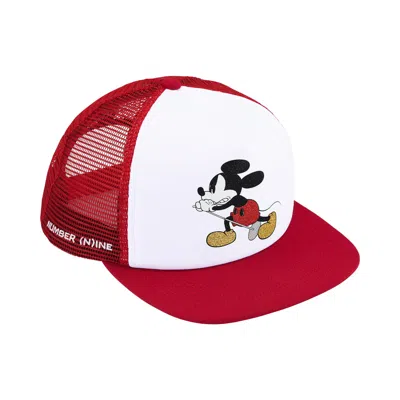Pre-owned Supreme X Number (n)ine X Mickey Mouse Mesh Back 5-panel 'red' | Men's Size Onesize