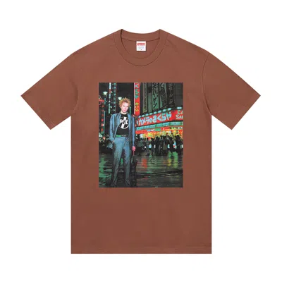 Pre-owned Supreme X Pil Live In Tokyo Tee 'brown'