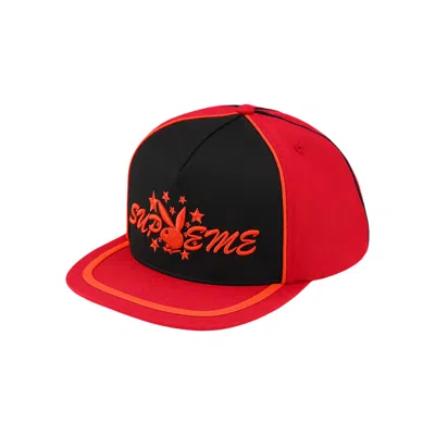 Pre-owned Supreme X Playboy 5-panel 'red'