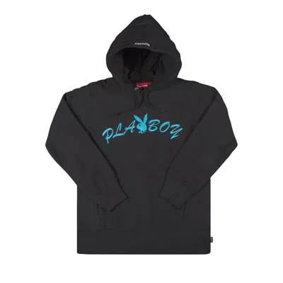 Pre-owned Supreme X Playboy Hooded Sweatshirt 'black' | Men's Size S
