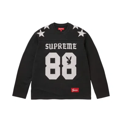 Pre-owned Supreme X Playboy Long-sleeve Top 'black' | Men's Size M