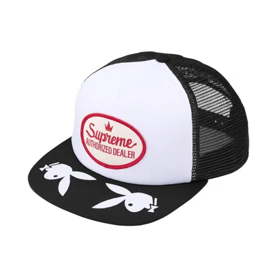 Pre-owned Supreme X Playboy Mesh Back 5-panel 'black' | Men's Size Onesize