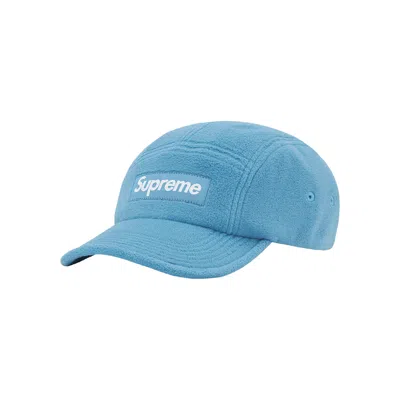 Pre-owned Supreme X Polartec Camp Cap 'dusty Teal'
