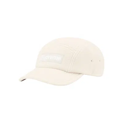 Pre-owned Supreme X Polartec Camp Cap 'stone' In Cream