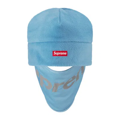 Pre-owned Supreme X Polartec Facemask Beanie 'dusty Teal'