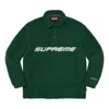 Supreme X Polartec L/s Polo 'green White'