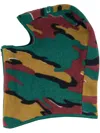 Supreme X Polartec Printed Zipped Balaclava In Green