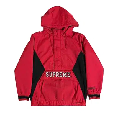 Pre-owned Supreme X Public Enemy Starter Jacket 'red' | Men's Size L