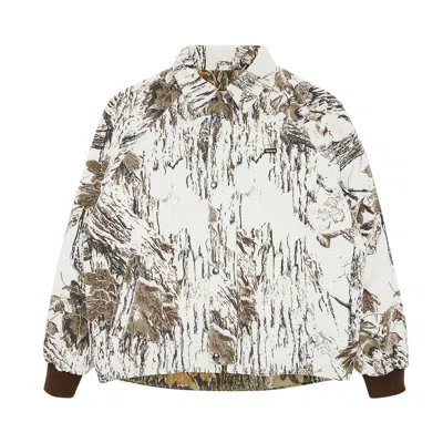 Pre-owned Supreme X Realtree Reversible Quilted Work Jacket 'snow Camo' In Multi-color