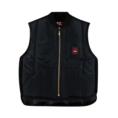 Pre-owned Supreme X Refrigiwear Insulated Iron-tuff Vest 'black'