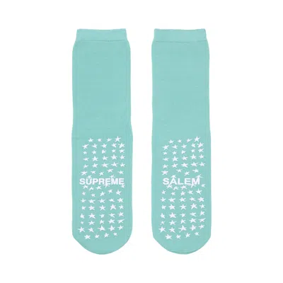 Pre-owned Supreme X Salem Hospital Socks 'light Blue' | Men's Size Onesize